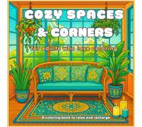 Cozy spaces and corners for adults who love coloring: A cozy coloring book for adults and teens featuring cozy spaces, cozy corners and calming cozy scenes to relax and unwind