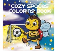 Cozy Spaces Coloring Book: A coloring book for children featuring fun daily routines. It has clear lines, is easy to color, and can help reduce stress.