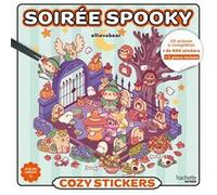 Cozy Stickers (avec pince) - Soirée Spooky EllieVSbear (Illustration)