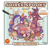 Cozy Stickers - Soirée Spooky - Collectif - Hachette Heroes - broché - Livre-jeu
