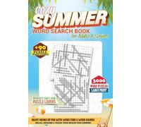 Cozy Summer Word Search Puzzles for Adults - Large Print Word Games Activity Book for Seniors: 90+ Brain Games, Word Find, Crosswords & Travel Puzzles ... Skills - Perfect Gift for Puzzle Lovers