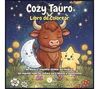 Cozy Tauro: Libro para colorear de Tauro: 44 escenas kawaii y 12 afirmaciones del signo de la abundancia y los sentidos para adultos y adolescentes. ... con la naturaleza | Regalo ideal para Tauro