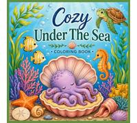 Cozy Under The Sea: A Relaxing Ocean Coloring Book Filled with Peaceful Sea Creatures and Natural Underwater Scenes