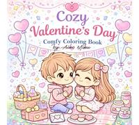 Cozy Valentine's Day Malbuch - Bold & Easy: Süße und einfache Ausmalbilder für Teens, Erwachsene und Senioren | Dicke Linien für maximale Entspannung ... Valentinstag Tolles Geschenk zum Valentinstag