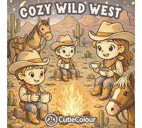 Cozy Wild West: 50 Cozy Richly Detailed Images for Teens and Adults Featuring The Spirit of The Old West!