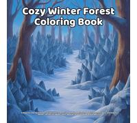 Cozy Winter Forest Coloring Book: A Relaxing Coloring Book with Winter Forest Scenes, Cute Woodland Animals, Snowy Trees, Cozy Cabins, and Peaceful ... and Kids for Stress Relief and Mindful Fun