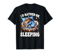 Cozy Winter Sleep Wiener Dog for Women Men with Dachshund T-Shirt