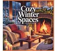 Cozy Winter Spaces Coloring Book: Warm Winter Homes, Festive Interiors, and Hygge Holiday Scenes to Color