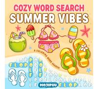 Cozy Word Search Summer Vibes: Cute and Comfy Coloring Word Find Puzzle Books for Adults and Teens Relaxation
