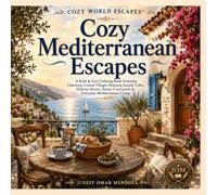 Cozy World Escapes: Cozy Mediterranean Escapes: A Bold and Easy Coloring Book for Adults Featuring Mediterranean Villages, Seaside Cafés, Coastal Escapes, Courtyards, and Relaxing Travel Scenes