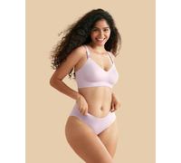 CozyAura - Soutien-Gorge d’Allaitement Seamless Ultra-Doux (YN21) | Couleur: Lavande brumeuse | Taille: 2XL