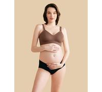 CozyAura - Soutien-Gorge d’Allaitement Seamless Ultra-Doux (YN21) | Couleur: Noyer foncé | Taille: L