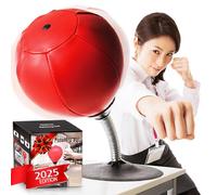 CozyBomB Desktop Punching Ball with Freestanding Suction Cup by Stress Buster and Speed Bag - Strain and Tension Relief for Adults Hyperactive Kids - Gift for Boys Boss Co-Worker at Home and Office