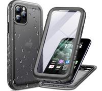 Cozycase Coque Top Antichoc Étanche 360 Integrale pour iPhone 11 Pro Max | Incassable Protection Militaire Anti Choc Shock-Proof Solide Renforcée Eau Résistante Chantier Waterproof Double Case, Noir