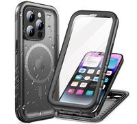 Cozycase Coque Top Antichoc Étanche 360 Integrale pour iPhone 14 Pro Max | Magnétique Pour Magsafe, Incassable Protection Militaire Anti Choc Shock-Proof Solide Eau Chantier Waterproof Double Case