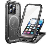 Cozycase Coque Top Antichoc IP68 Étanche 360 Integrale pour iPhone 14 Pro | Magnétique Pour Magsafe, Incassable Protection Militaire Anti Choc Shock-Proof Solide Eau Chantier Waterproof Double Case