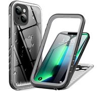 Cozycase Coque Top Antichoc IP68 Etanche pour iPhone 14 Militaire 360 Intégrale Anti Choc Chute Poussière Eau Protection Ecran Incassable Rigide Étui Double Chantier 14 Waterproof Case