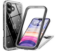Cozycase Coque Top Antichoc IP68 Etanche pour iPhone 16 Militaire 360 Intégrale Anti Choc Chute Poussière Eau Protection Ecran Incassable Rigide Étui Double Chantier 16 Waterproof Case