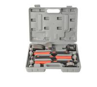 Cozyel Kit de débosselage de carosserie 7 pièces, Marteau Carrossier, Marteaux et tas pour carrossier, Marteau de Réparation de Carrosserie Automobile, pour réparations de carrosserie automobile