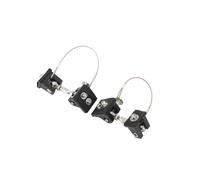 Cozyel Lot de 2 loquets de capot pour Jeep Wrangler JK Unlimited Sahara 2007-2017, Lot de 2 Supports de Boucle de Verrouillage de Capot, Remplacement Direct pour la stabilisation du Capot