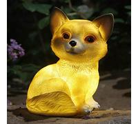 Cozyhoma Lampe LED à énergie solaire pour décoration de jardin, statuette en plein air, figurine d'animal, veilleuse pour jardin, cour, patio