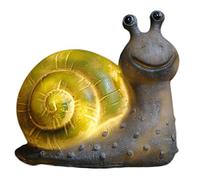 Cozyhoma Lampe LED à énergie solaire pour décoration de jardin, statuette en plein air, figurine d'animal, veilleuse pour jardin, cour, patio