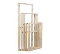 Cozylkx Cadre en Bois pour Peinture sur Toile 60 x 70 cm, Barres De Civière pour Peinture sur Bois, Barres D'étirement pour Peinture à l'huile, Toile, Point De Croix