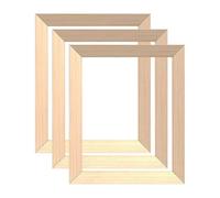 Cozylkx Ensemble De 3 Cadres en Bois, 20 x 25 Cm, Kit De Barres De Châssis pour Toile, Cadres pour Peintures Murales, Peintures à l'huile, Peinture par Numéros, Affiches