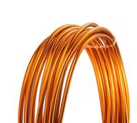 Cozylkx Fil D'aluminium Anodisé De 2 Mètres pour La Sculpture, Fil De Moulage Pliable en Métal De 3mm pour La Fabrication De Bijoux, La Modélisation, La Formation De Bonsaï