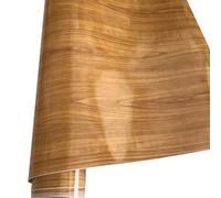 Cozylkx Film Vinyle Effet Bois pour Voiture, 50 Cm x 300 Cm, Imperméable, sans Bulles d'air, pour Intérieur Et Extérieur De Voiture, pour Vélo, Moto, Véhicule