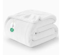 CozyLux Plaid Couverture Polaire 220x240 cm Blanc