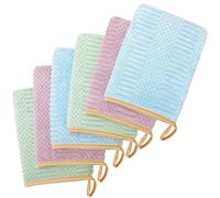 COZYMIRE Gant de Toilette Microfibre Coton pour Bebe et Enfant - Gants de Toilette Microfibre Serviette Visage Réutilisable 6 Pièces-005