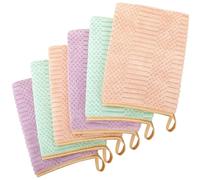 COZYMIRE Gant de Toilette Microfibre Coton pour Bebe et Enfant - Gants de Toilette Microfibre Serviette Visage Réutilisable 6 Pièces-004