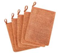 COZYMIRE Gant de Toilette Microfibre Coton pour Bebe et Enfant - Gants de Toilette Microfibre Serviette Visage Réutilisable 5 Pièces-01B