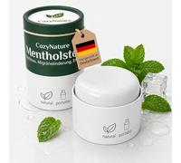 CozyNature® Pierre au menthol, pierre de migraine, massage au mentol, cristaux de menthol naturels (18 g)