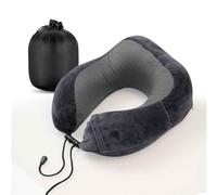 Cozyor Coussin de Nuque Petit et Compact avec Mousse à mémoire de Forme, Fermeture réglable et Sac Pratique, Coussin de Nuque Confortable pour Avion et Voyage
