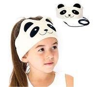 CozyPhones Casque pour Enfants modèle Panda Bandeau Confortable avec Casque, sûr léger, Facile à Mettre - Thèmes Amusants et stylés