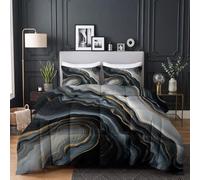 CozyRest Parure de lit Couette pour Enfants- Texture marbre Couette sans Housse 140x200 cm - 4 Saisons Reversible, Doux Confortable Couette pour Allergiques