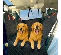 CozyRider™ Extension de siège arrière pour chiens | Imperméable, anti-rayures, fond rigide durable | Convient aux SUV, camions et voitures | Comprend une ceinture de sécurité et un étui de transport