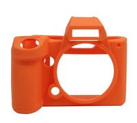 CozyShot-Coque en silicone souple pour appareil photo Panasonic,étui en caoutchouc pour LUMIX S5 Mark II S52 - Type Orange