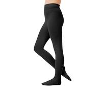 CozyWow Collants pour fille 60 DEN - mi-opaques - Collants de ballet en microfibre avec pied, Noir , 4-6 ans