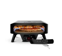 cozze® 17" Four a Pizza Gaz Pierre Rotative Édition Noire Ø43 cm │Four à Pizza Extérieur 600°C - Cuisson en 2 minutes