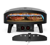 cozze® 24" Four a Pizza Gaz Édition Noire Ø60 cm │ Four à Pizza Extérieur 600°C - Cuisson en 2 minutes