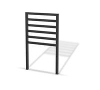 Cozze® Back Grid 52 Panneau arrière Compact pour Cuisine d’extérieur, Rangement Accessoires & ustensiles, Aluminium thermolaqué Noir Mat, Charge Max 30 kg, Compatible Cozze® Elements