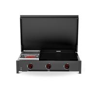 Cozze® Combo 900 - 2-en-1 Barbecue Gaz avec Plancha & Grill Viande | Station Cuisine 7,5kW avec Brûleur Infrarouge, Grande Plancha Fonte Émaillée 53cm, Allumage Rapide & Boutons Lumineux LED