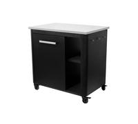 Cozze Desserte pour plancha en acier zingué et inox - 93 x 67 x 90 cm - 90527