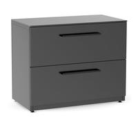 cozze® Elements Cuisine exterieure 110 - Module tiroirs avec Plan de Travail HPL 15 mm, Acier galvanisé thermolaqué, tiroir Support Jusqu’à 30 kg, Pieds réglables, 90 x 110 x 60 cm, Noir Mat