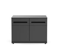 cozze® Module Bas pour Cuisine d'extérieur - Meuble Universel pour Barbecue - Acier galvanisé avec Plan de Travail résistant à la Chaleur pour la Cuisine extérieure - 68x90x60 cm