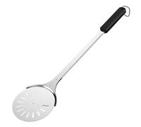 Cozze® Pelle à Pizza rotative Ø18 cm - Pelle Professionnelle en Acier Inoxydable avec Manche Long - Résistante à la Chaleur - Longueur Totale 76 cm - Certifiée LFGB