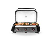 Cozze Plancha à gaz haut de gamme 7,5 kW 80×50 cm allumage électronique noir acier inoxydable